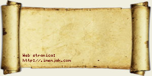 Anđa Veljović vizit kartica